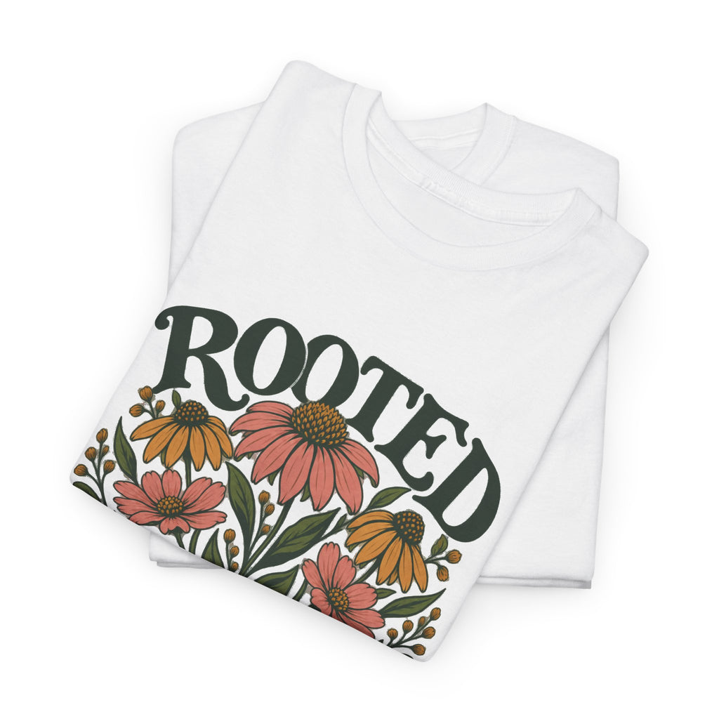 Rooted In Love Floral Tee — Botanical Graphic T-Shirt