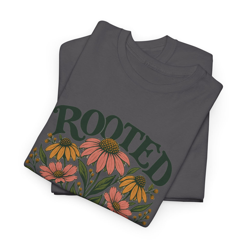 Rooted In Love Floral Tee — Botanical Graphic T-Shirt