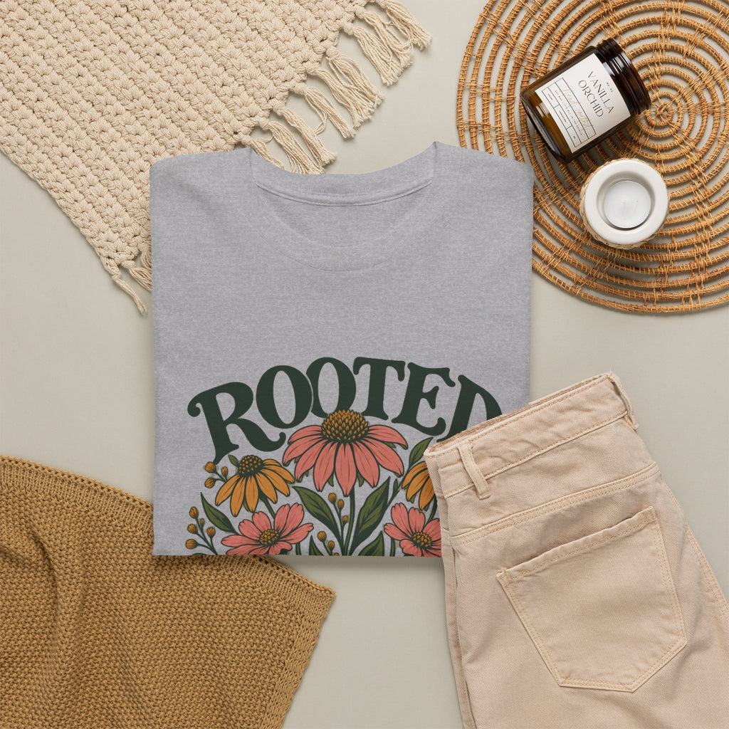 Rooted In Love Floral Tee — Botanical Graphic T-Shirt